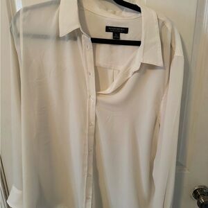 Banana Republic Cream Classic Fit Shirt